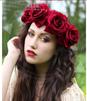 4pcs/lot Handmade Bride Godness Bloomsy Flowers Party Costumes Headdress Headbands Hairband Wedding Decors Favors
4pcs/lot Handmade Bride Godness Bloomsy Flowers Party Costumes Headdress Headbands Hairband Wedding Decors Favors