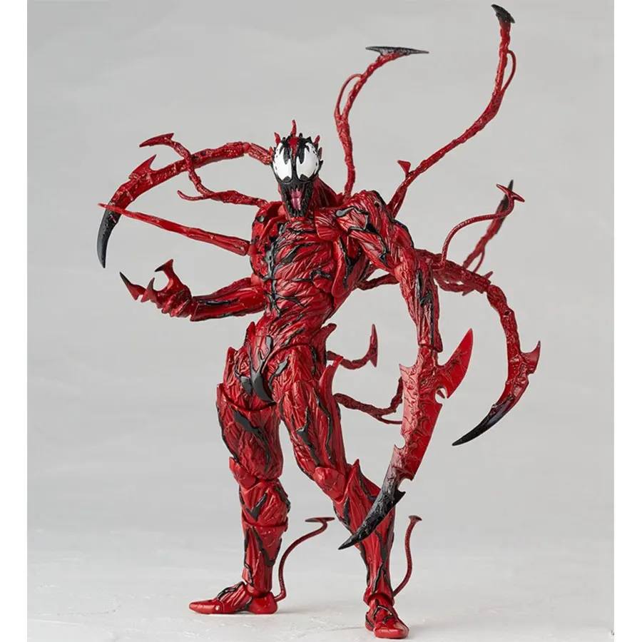 

The Amazing Spider-Man Movie 16cm Red Venom Carnage PVC Action Figures BJD Joints Movable Model Toys Kids Christmas gifts