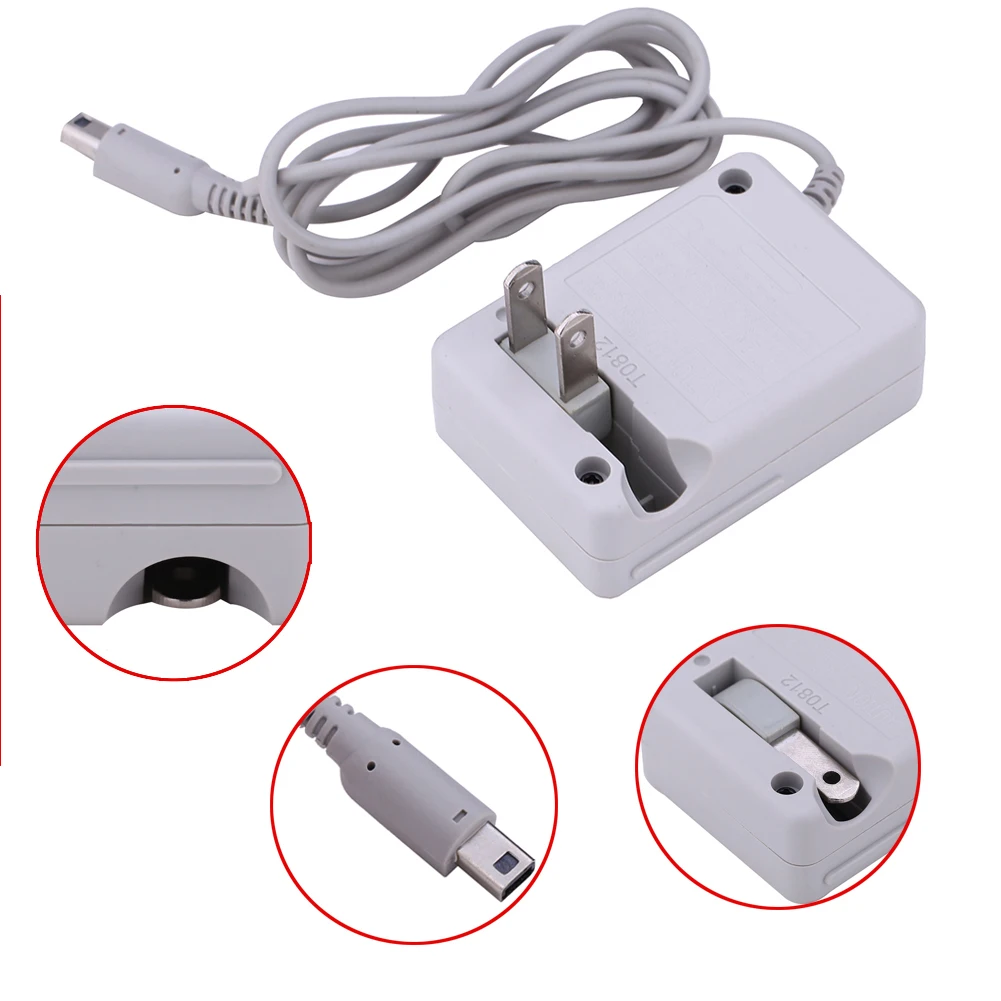 US 2-Pin Plug New Wall Charger AC Adapter for Nintendo NDSI /2DS/3DS /3DSXL/ NEW 3DS /NEW
US 2-Pin Plug New Wall Charger AC Adapter for Nintendo NDSI /2DS/3DS /3DSXL/ NEW 3DS /NEW