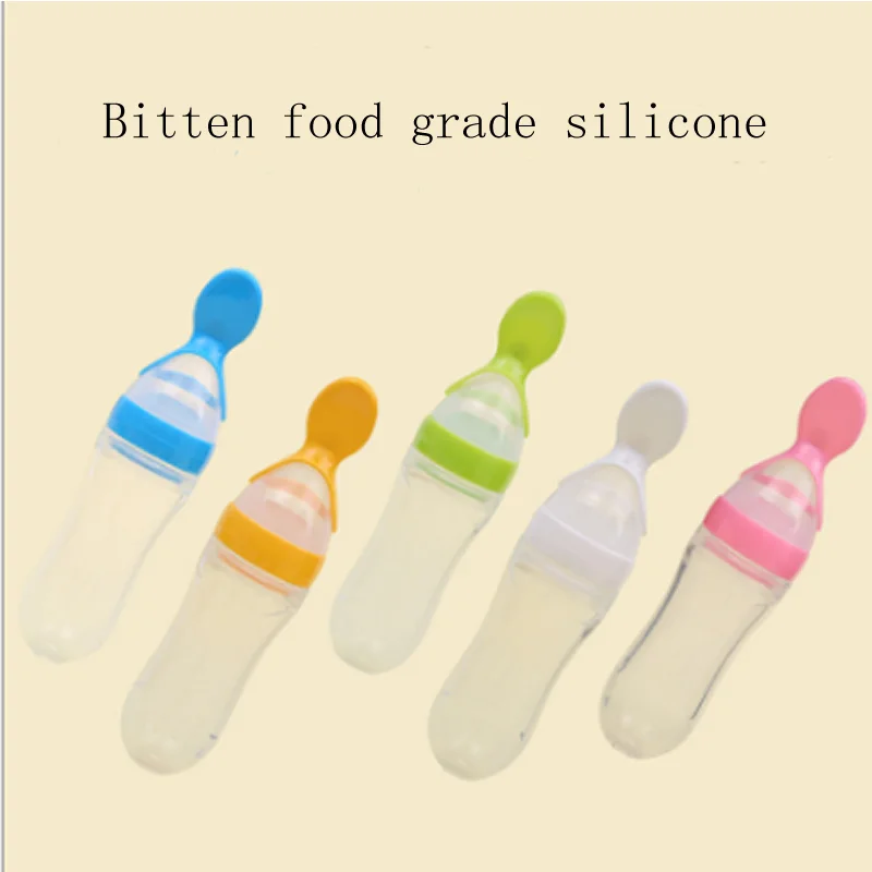 Baby rice paste bottle pacifier baby vegetable fruit feeding silicone milking spoon children food supplement bottle paste spoon
Baby rice paste bottle pacifier baby vegetable fruit feeding silicone milking spoon children food supplement bottle paste spoon