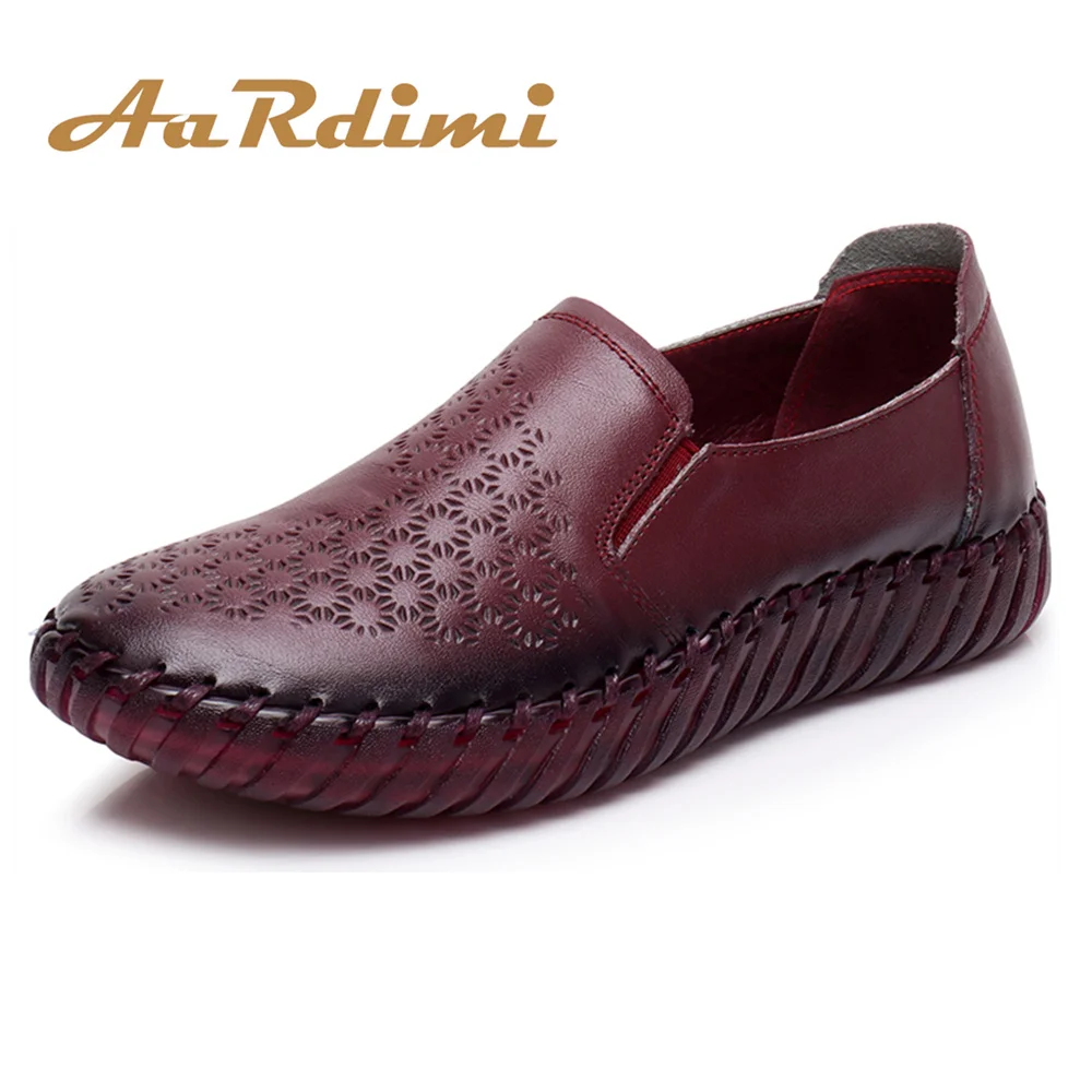 AARDIMI 100% Genuine leather Women Shoes Casual Spring Flats Shoes Retro Slip On Solid Ladies Loafers Flat Shoes Woman 
AARDIMI 100% Genuine leather Women Shoes Casual Spring Flats Shoes Retro Slip On Solid Ladies Loafers Flat Shoes Woman