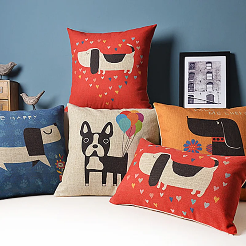 High quality Square Cotton Linen colourfu Bull Terrier dog Painted One Side Printed Cushion Cover For Home Sofa Pillow Cover 3D
High quality Square Cotton Linen colourfu Bull Terrier dog Painted One Side Printed Cushion Cover For Home Sofa Pillow Cover 3D