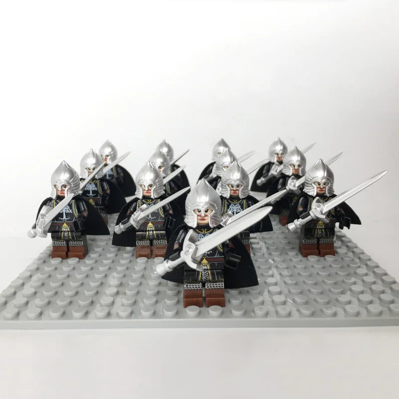 New Uruk Ha Legoingly minfig Lord of the Rings Action Figure Soldier of Gondor Knights building block set toys for children
New Uruk Ha Legoingly minfig Lord of the Rings Action Figure Soldier of Gondor Knights building block set toys for children