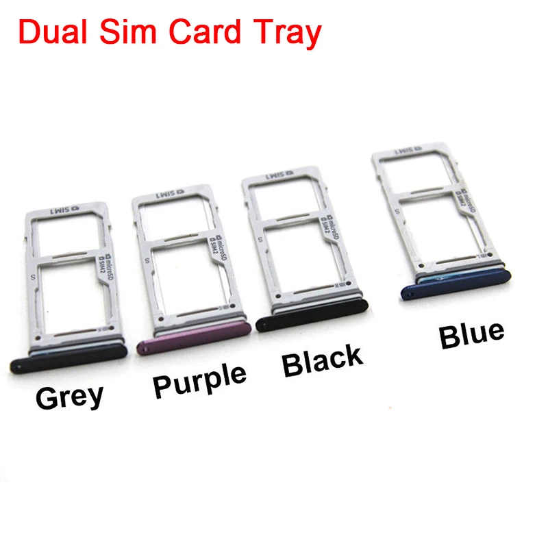 10Pcs/lot Original Micro SD Card Tray with Dual Nano Sim Card Slot Holder for Samsung Galaxy S9 G960 S9 Plus G965 Replacement
10Pcs/lot Original Micro SD Card Tray with Dual Nano Sim Card Slot Holder for Samsung Galaxy S9 G960 S9 Plus G965 Replacement