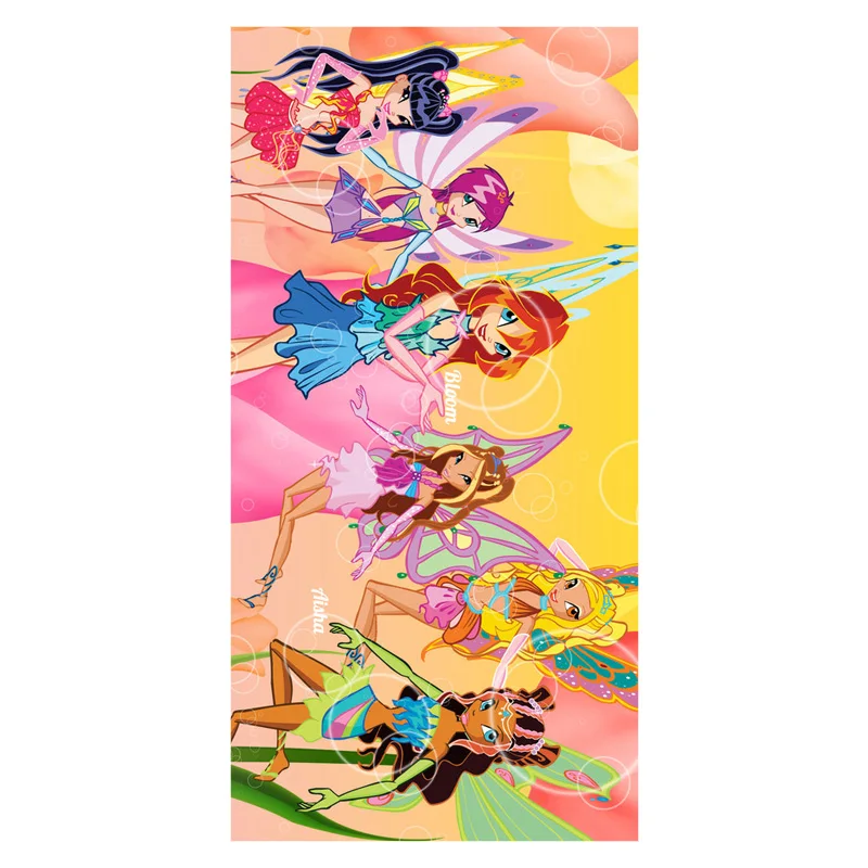 Winx Club Pretty Cartoon Girls Print Soft Bamboo Microfiber Fast Drying Bath Beach Towel For Swimming Gym Camping_Size:35CMX70CM
Winx Club Pretty Cartoon Girls Print Soft Bamboo Microfiber Fast Drying Bath Beach Towel For Swimming Gym Camping_Size:35CMX70CM