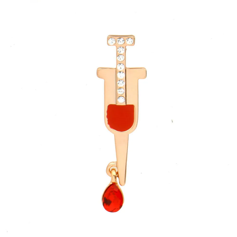 3 Colors Syringe Pin Brooches Nurse Doctor Graduating student Gift Crystal Jewelry Accessories Women Enamel Pins and Brooches
3 Colors Syringe Pin Brooches Nurse Doctor Graduating student Gift Crystal Jewelry Accessories Women Enamel Pins and Brooches