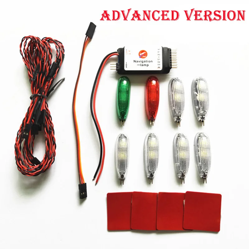 

ZMR original simulation navigation light 2-3S Voltage 3V LED Six modes for RC fixed-wing Aircraft Ducted Like real machine