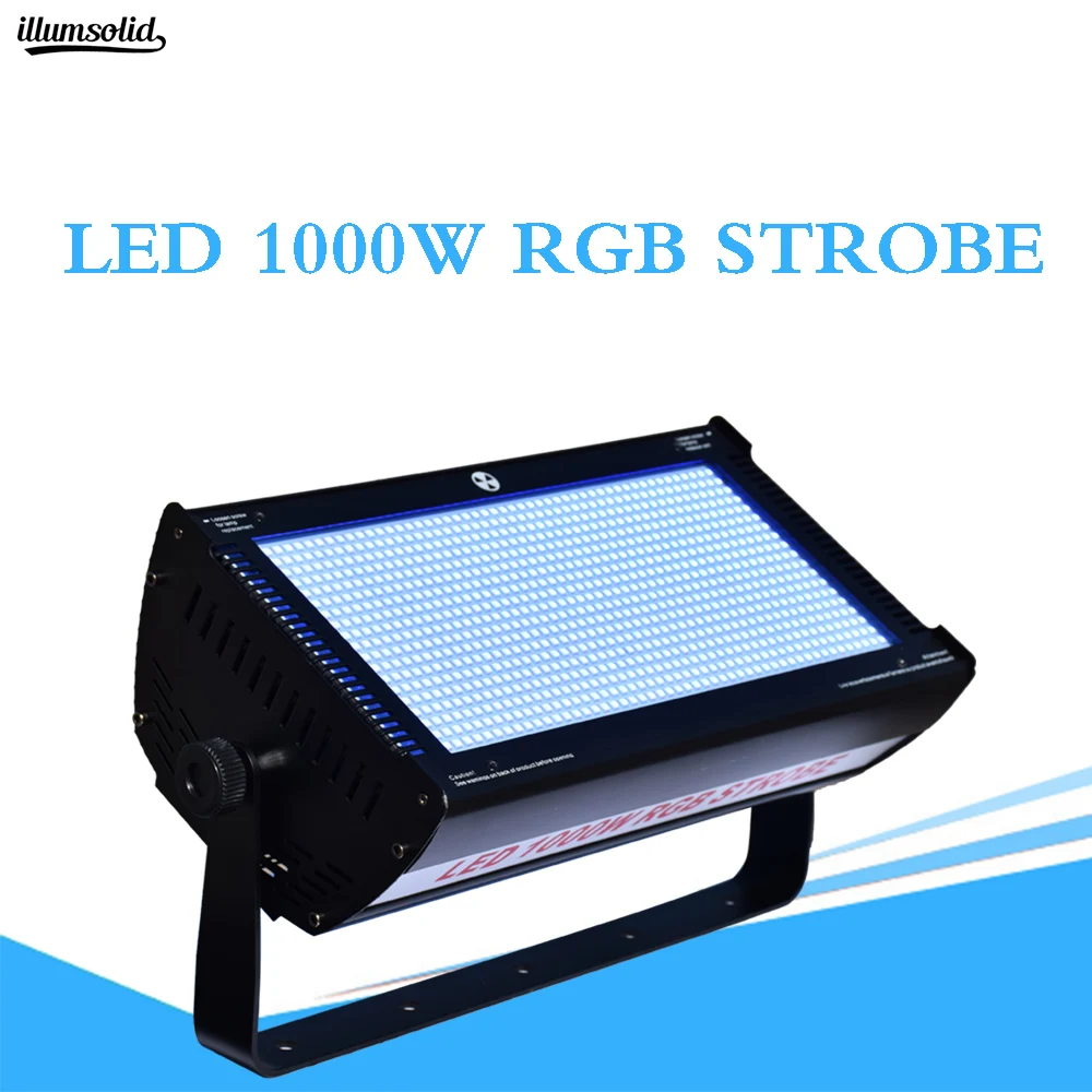 Высокая мощность 1000 Вт rgb led Стробоскоп высокая яркость вспышка лампа освещение