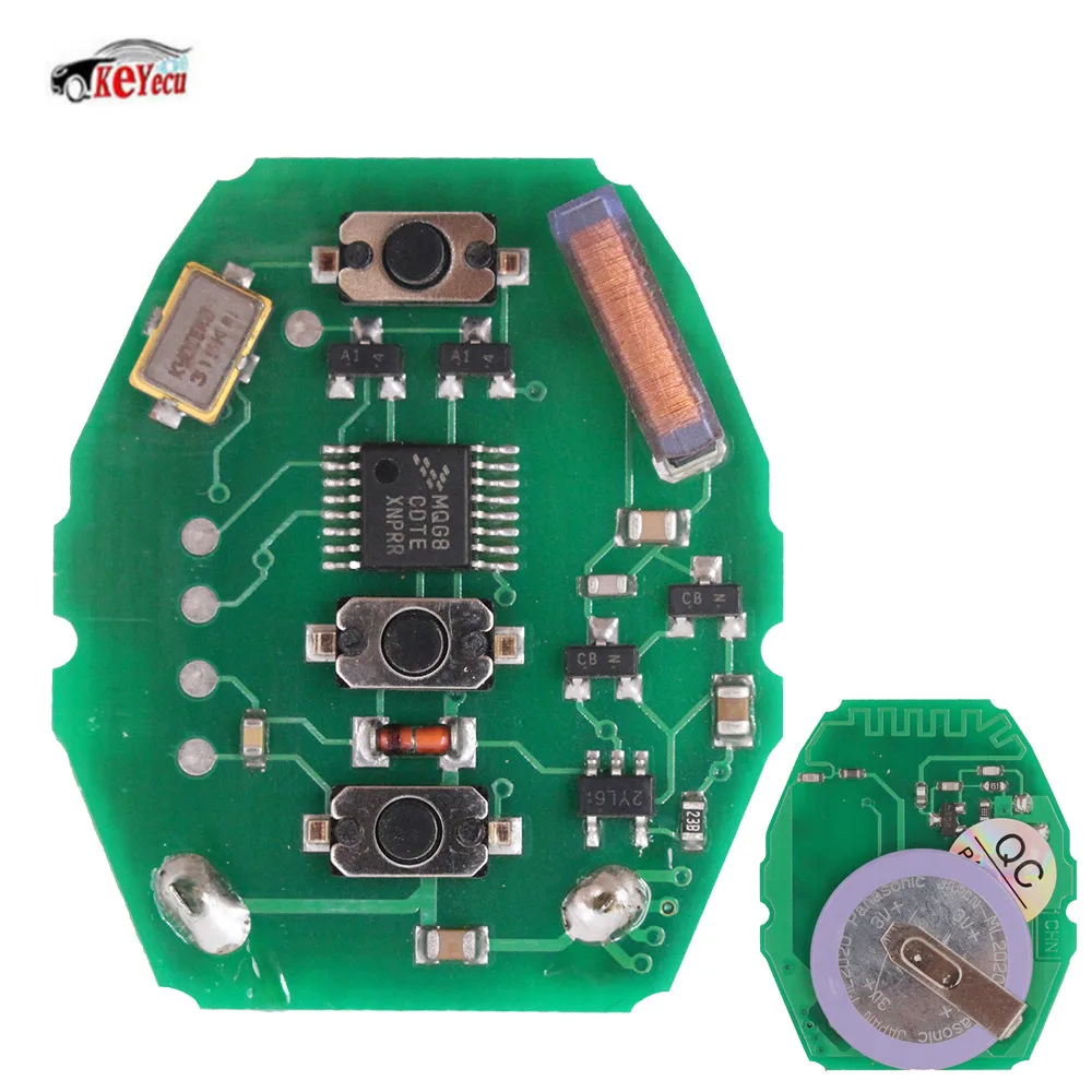 KEYECU New YH Rechargeable Remote Key PCB Board 433MHz for BMW E90 E60 2003-2006 CAS2 System High Quality
KEYECU New YH Rechargeable Remote Key PCB Board 433MHz for BMW E90 E60 2003-2006 CAS2 System High Quality