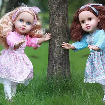45 CM / 17.72 Inch Analog Doll Vinyl Wink Girl Baby Night Bedtime Comforting Dolls simulation Doll Clothes Accessories
45 CM / 17.72 Inch Analog Doll Vinyl Wink Girl Baby Night Bedtime Comforting Dolls simulation Doll Clothes Accessories