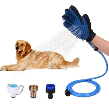 Pet Cat Dog SPA Bath Shower Sprayer and Pet Deshedding Multi-functional Glove 2 in 1 with 3 Faucet Adapters(Upgrade Version)
Pet Cat Dog SPA Bath Shower Sprayer and Pet Deshedding Multi-functional Glove 2 in 1 with 3 Faucet Adapters(Upgrade Version)