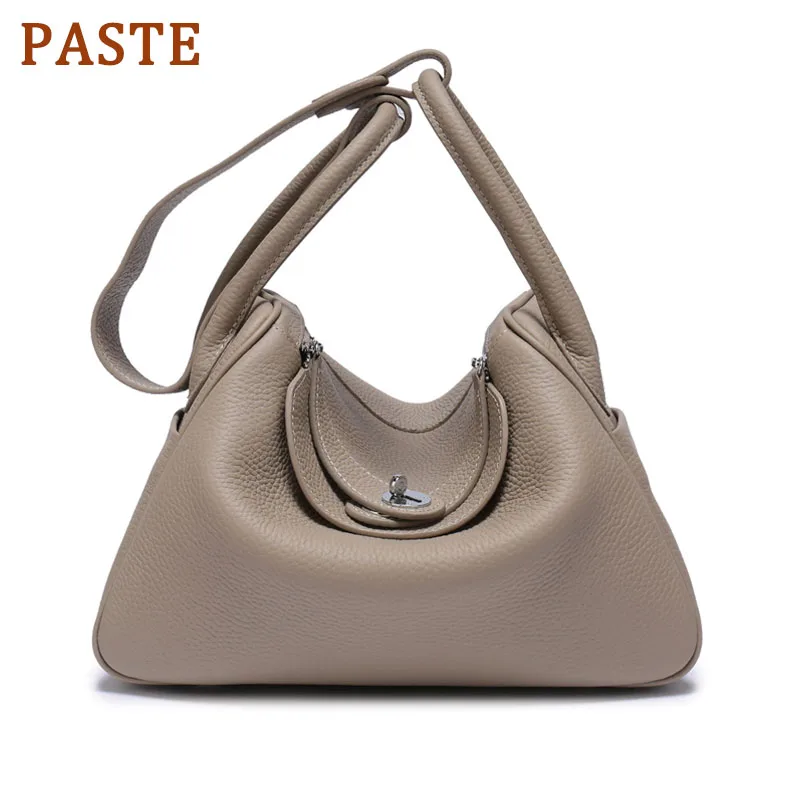 PASTE New 100% Genuine Leather Women Handbags Fashion Cowhide Ladies Shoulder Bag Big Capacity Litchi Pattern Casual Totes Bags
PASTE New 100% Genuine Leather Women Handbags Fashion Cowhide Ladies Shoulder Bag Big Capacity Litchi Pattern Casual Totes Bags