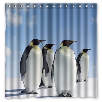 Penguins Waterproof Shower Curtain Polyester Fabric Bath Bathing Bathroom Curtains with Hooks Home Decor
Penguins Waterproof Shower Curtain Polyester Fabric Bath Bathing Bathroom Curtains with Hooks Home Decor