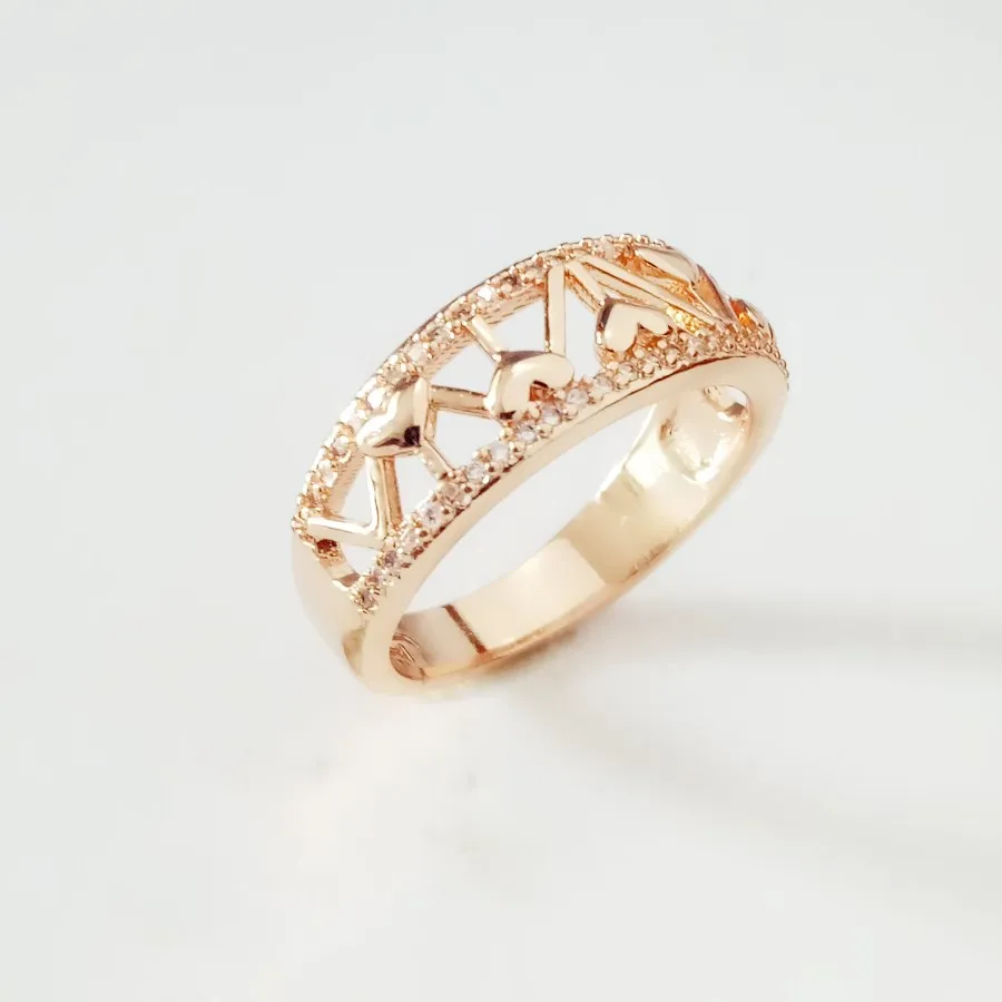 Rings for Women 585 Gold Color Women Jewelry Trendy Fashion Heart Shape White Stone Cubic Zircon Women Wedding Rings
Rings for Women 585 Gold Color Women Jewelry Trendy Fashion Heart Shape White Stone Cubic Zircon Women Wedding Rings