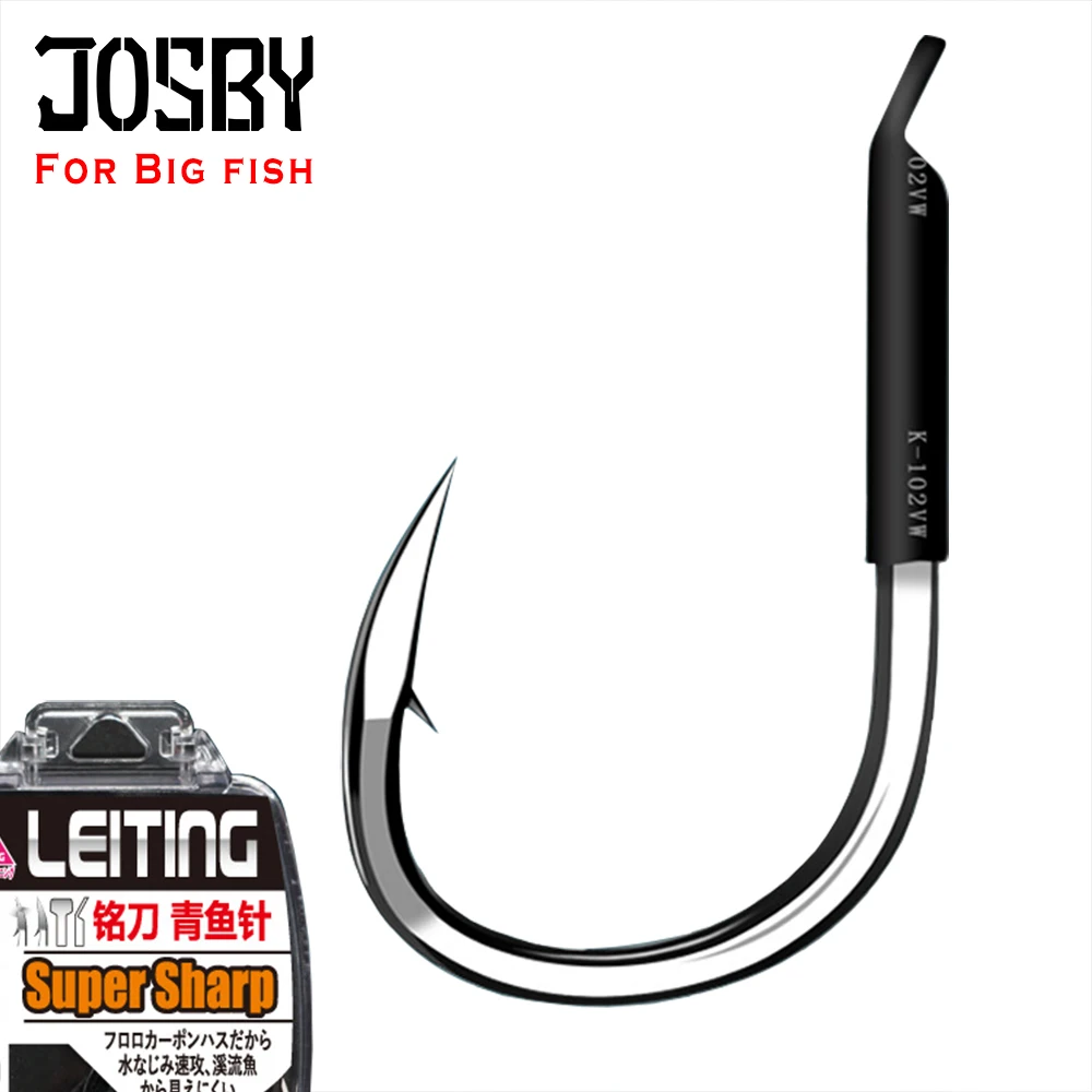 JOSBY 5PCS 12PCS fishing hooks High carbon steel Carbon Black Bait Holder Fish Hook Set High quality Barbed K10 K15 K25 K30 K35
JOSBY 5PCS 12PCS fishing hooks High carbon steel Carbon Black Bait Holder Fish Hook Set High quality Barbed K10 K15 K25 K30 K35