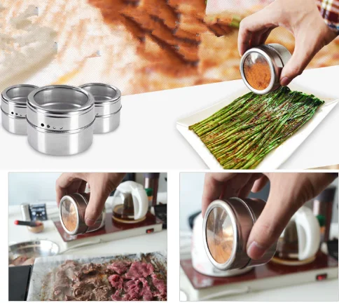 Free Shipping 1pcs/lot Magical magnetic Stainless steel spice jar monosexuality tank sauce pot seasoning bottle
Free Shipping 1pcs/lot Magical magnetic Stainless steel spice jar monosexuality tank sauce pot seasoning bottle