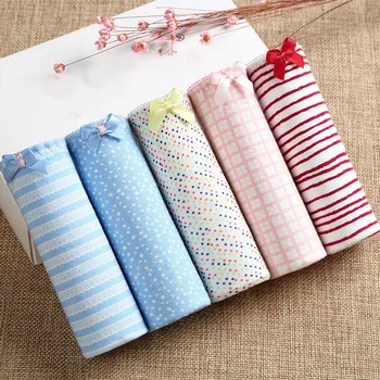 5Pcs/lot Sexy Cute Fashion Cotton Women's Panties Briefs Lovely Girls Underpants Wholesale Multicolor Lingerie Intimates
5Pcs/lot Sexy Cute Fashion Cotton Women's Panties Briefs Lovely Girls Underpants Wholesale Multicolor Lingerie Intimates
