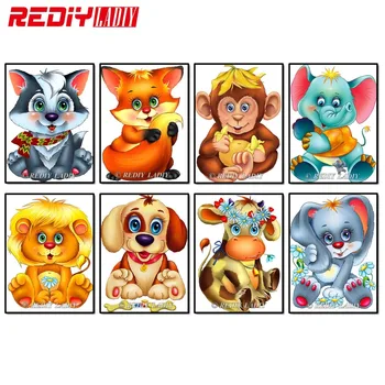 REDIY LADIY Diamond Embroidery 5D DIY Diamond Painting Cartoon Animals Diamond Painting Cross Stitch Rhinestone Home Decoration
REDIY LADIY Diamond Embroidery 5D DIY Diamond Painting Cartoon Animals Diamond Painting Cross Stitch Rhinestone Home Decoration