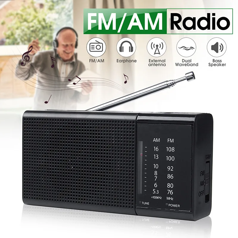 New Mini Portable FM+AM Radio Handheld Digital USB TF MP3 Player Speaker Rechargeable with LED Flash Light
New Mini Portable FM+AM Radio Handheld Digital USB TF MP3 Player Speaker Rechargeable with LED Flash Light