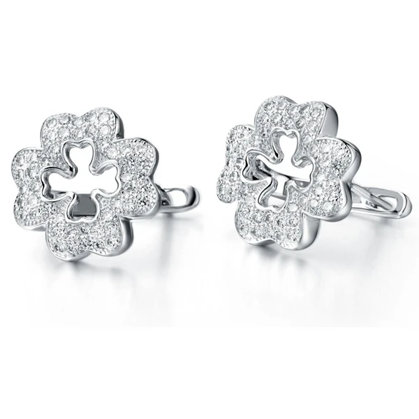 New N Plated PEarrings, Petal Shape, Inlaid Crystal Style, Delicate And Lovely Small Adorn Article
New N Plated PEarrings, Petal Shape, Inlaid Crystal Style, Delicate And Lovely Small Adorn Article