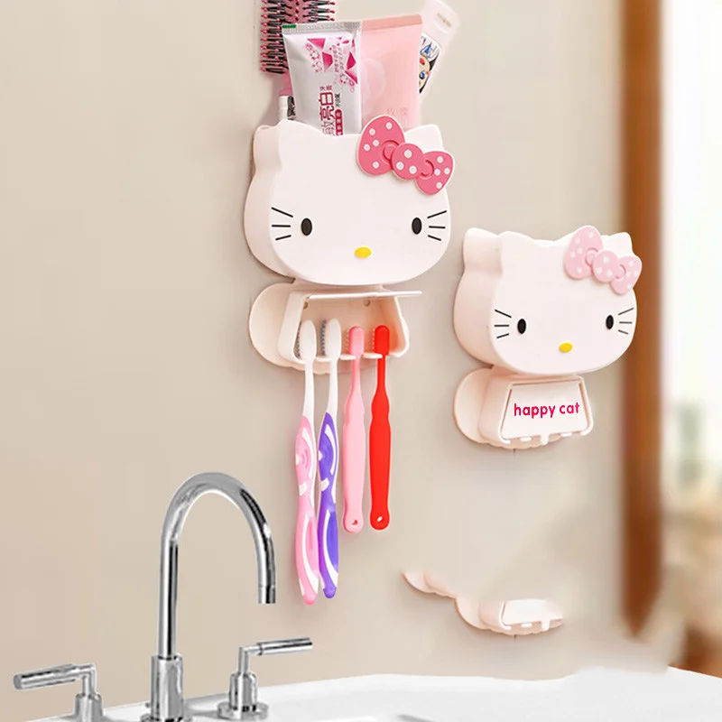 2 in 1 Cartoon Toothbrush Holder Storage Box Hello Kitty Toiletries Toothpaste Holder Bathroom Tooth Brush Container
2 in 1 Cartoon Toothbrush Holder Storage Box Hello Kitty Toiletries Toothpaste Holder Bathroom Tooth Brush Container
