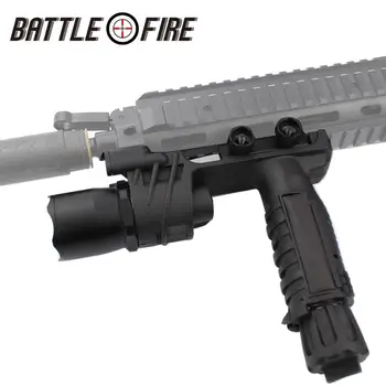 Tactical Fore Grip Heavy Duty Hard light T6 LED Flashlight Laser Modification Replacement Suitable sight for hunting 20mm
Tactical Fore Grip Heavy Duty Hard light T6 LED Flashlight Laser Modification Replacement Suitable sight for hunting 20mm