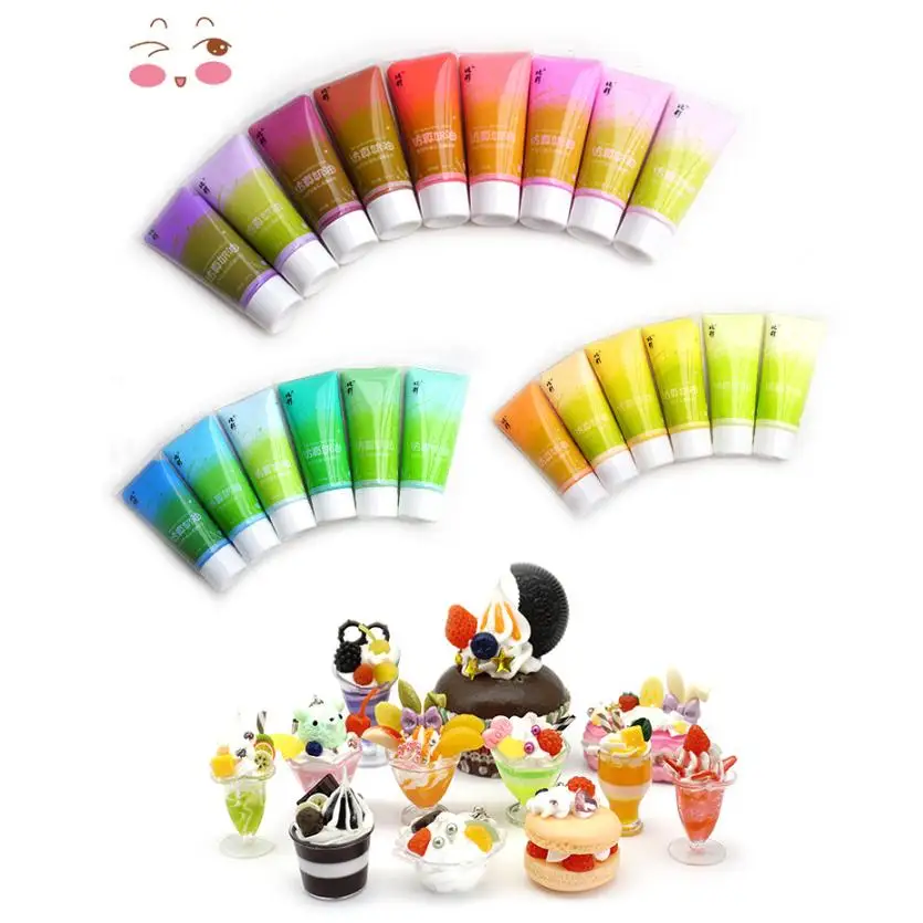 24 Colors Quick Drying Simulation Cream Glue For Jewelry Rhinestone Phone Case DIY Children Toys Cake Decorating Nail Gel Tools
24 Colors Quick Drying Simulation Cream Glue For Jewelry Rhinestone Phone Case DIY Children Toys Cake Decorating Nail Gel Tools
