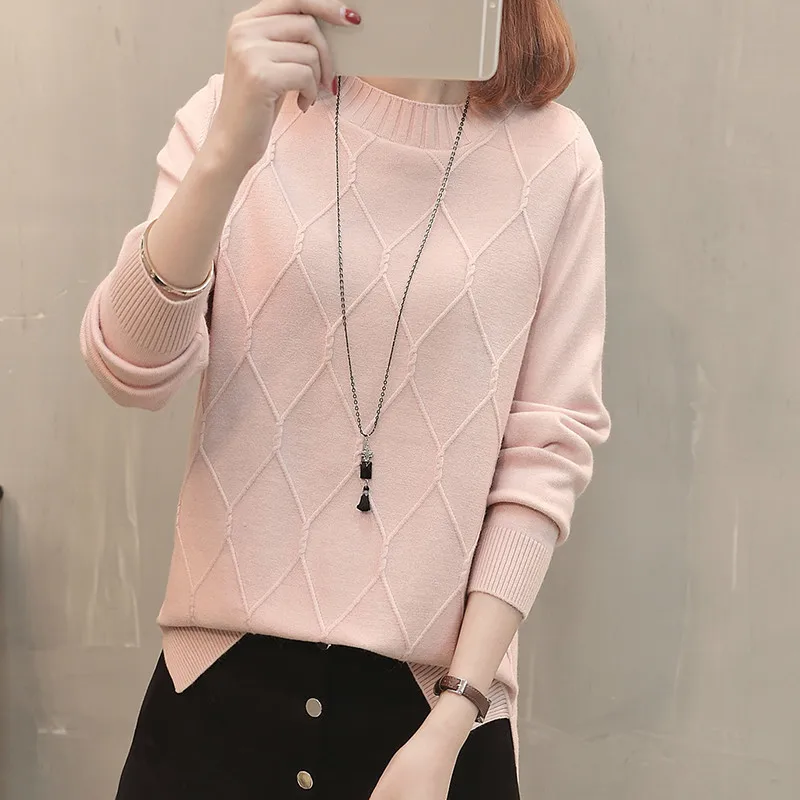 Autumn Winter Women Pullovers Sweater Knitted Elasticity Casual Jumper Fashion Loose O-neck Warm Female Sweaters
Autumn Winter Women Pullovers Sweater Knitted Elasticity Casual Jumper Fashion Loose O-neck Warm Female Sweaters