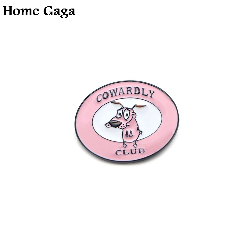 Homegaga COURAGE culb The Cowardly Dog Zinc tie Pins backpack clothes brooches for men women hat decoration badges medals D1306
Homegaga COURAGE culb The Cowardly Dog Zinc tie Pins backpack clothes brooches for men women hat decoration badges medals D1306