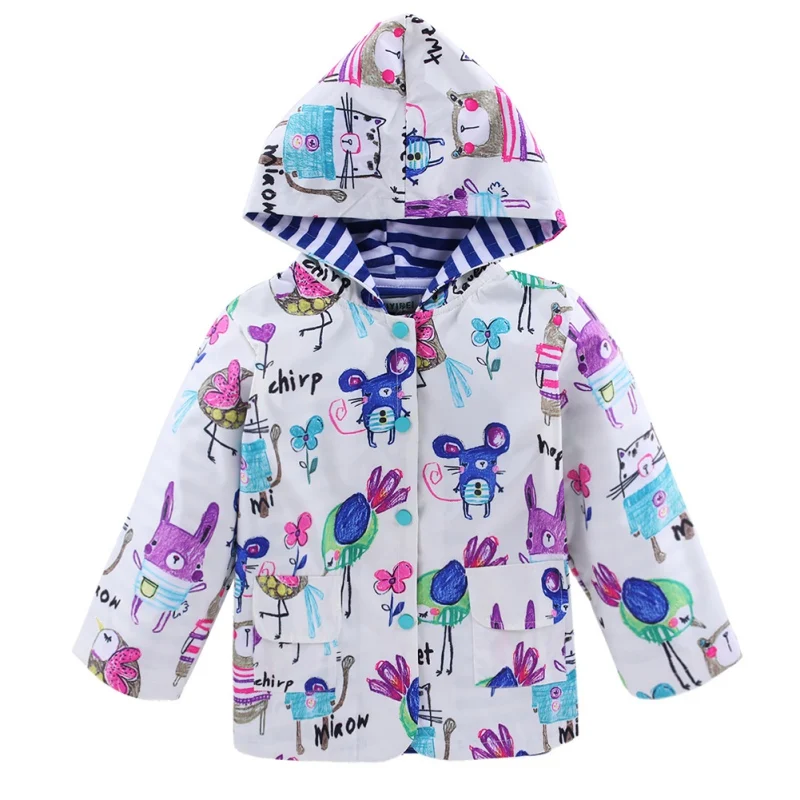SAMGAMI BABY Kids Boy Girl Cute Cartoon Printed Coat Children Hooded Raincoat 2017 New Spring and Autumn Baby Girls Clothes 3-6Y
SAMGAMI BABY Kids Boy Girl Cute Cartoon Printed Coat Children Hooded Raincoat 2017 New Spring and Autumn Baby Girls Clothes 3-6Y