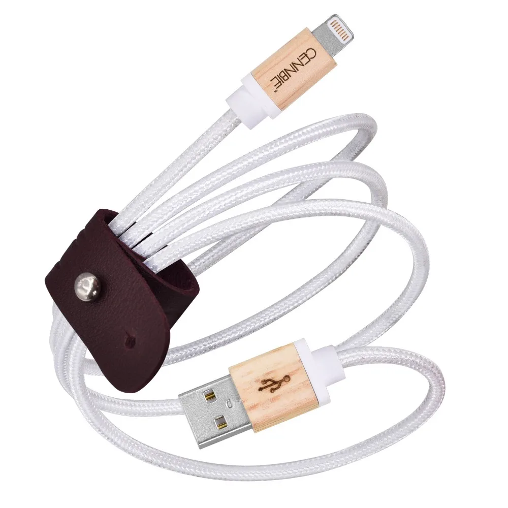 CENNBIE Charger Cable Apple MFi Certified - Nylon Braided Ligthning to USB Charger Cord with Leather Strap for X/8/8 Plus/7/6
CENNBIE Charger Cable Apple MFi Certified - Nylon Braided Ligthning to USB Charger Cord with Leather Strap for X/8/8 Plus/7/6