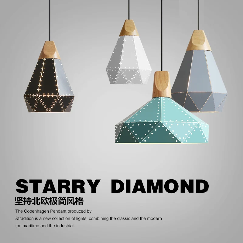Modern Wood Pendant Lights Iron Minimalist Retro Light Colorful Restaurant Coffee Bedroom Loft Pyramid lamp Metal Cage led
Modern Wood Pendant Lights Iron Minimalist Retro Light Colorful Restaurant Coffee Bedroom Loft Pyramid lamp Metal Cage led