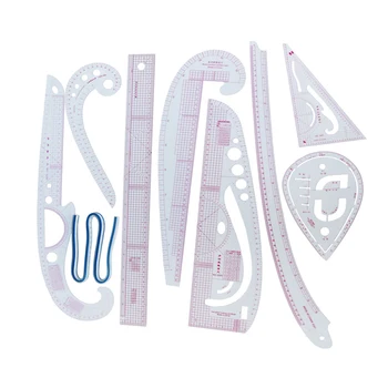 1 Set 9 PCS Combination Clothing Design Foot Clothing sample processing rulers High-tech Patchwork Ruler
1 Set 9 PCS Combination Clothing Design Foot Clothing sample processing rulers High-tech Patchwork Ruler
