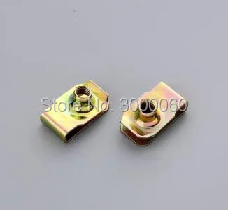 M5 Color Zinc Plated(Yellow) Spring Steel Speed Spring Captive U Clip Nuts 100pcs/lot
M5 Color Zinc Plated(Yellow) Spring Steel Speed Spring Captive U Clip Nuts 100pcs/lot
