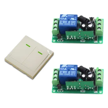 9V 12V 24VDigital Remote Control Switch 2 Receiver Wall Transmitter Wireless Power Switch 315/433 Radio Controlled Switch Relay
9V 12V 24VDigital Remote Control Switch 2 Receiver Wall Transmitter Wireless Power Switch 315/433 Radio Controlled Switch Relay