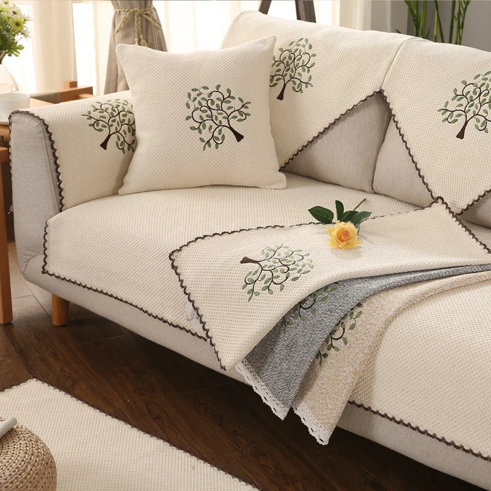 Tree Leaves Non Slip Sofa Cover Cotton Linen Solid Armrest Backrest Sofa Towel Cushion For Sectional Sofa Home Decoration
Tree Leaves Non Slip Sofa Cover Cotton Linen Solid Armrest Backrest Sofa Towel Cushion For Sectional Sofa Home Decoration