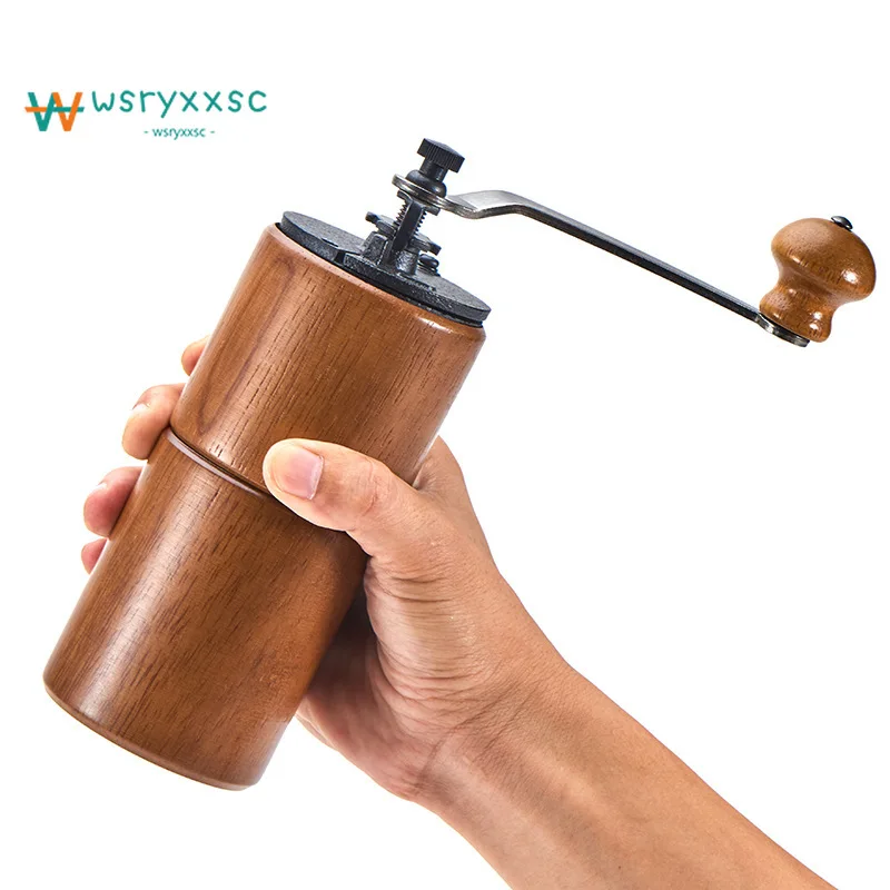 Luxury Log Iron Core Manual Coffee Bean Grinder Mini Portable Coffee Machine Adjustable Bean Nut Grinder Kraft Carton Packaging
Luxury Log Iron Core Manual Coffee Bean Grinder Mini Portable Coffee Machine Adjustable Bean Nut Grinder Kraft Carton Packaging