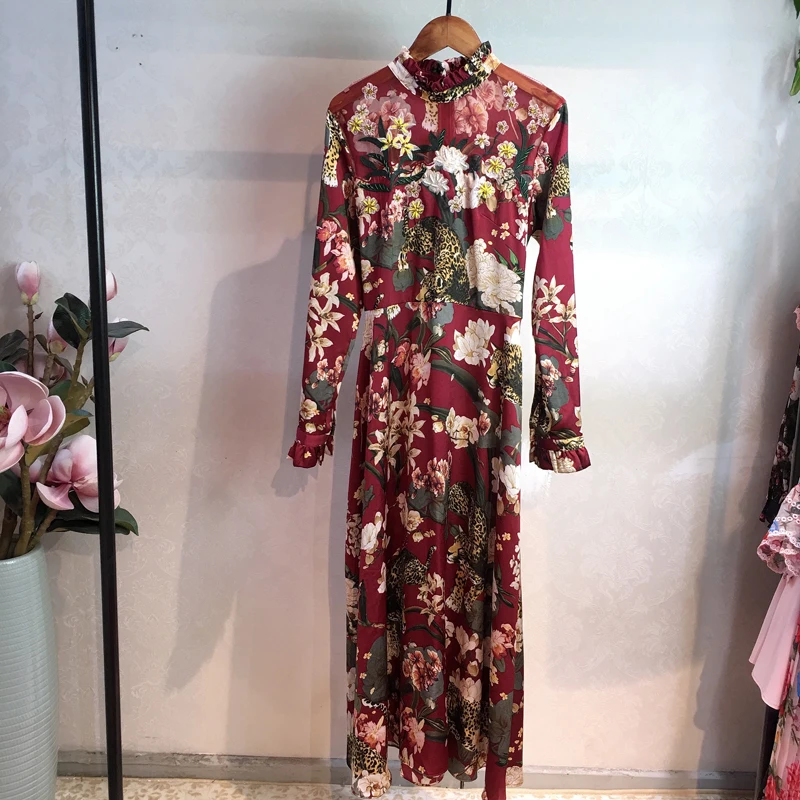 High quality Wine red beading diamond stand full Butterfly sleeve Ankle-Length elegant beach dress 2019 spring and summer new
High quality Wine red beading diamond stand full Butterfly sleeve Ankle-Length elegant beach dress 2019 spring and summer new