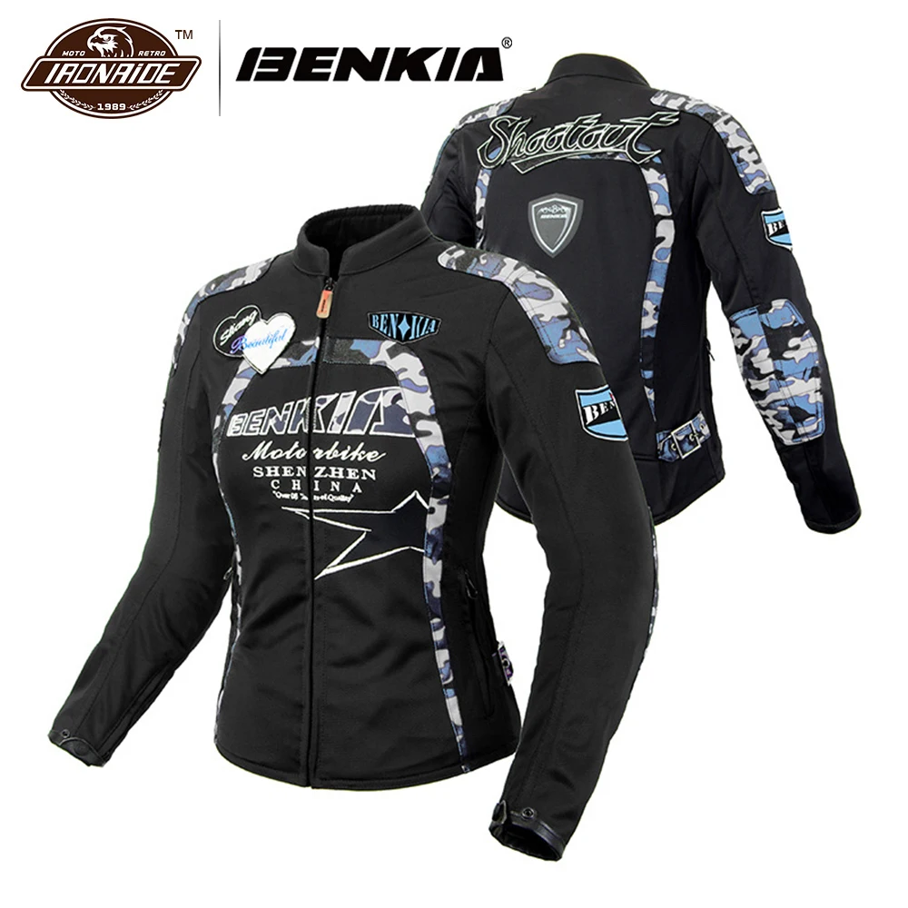 BENKIA Women Motorcycle Jacket Summer jaqueta motoqueiro Breathable Mesh Moto Jacket Racing Riding Jacket Motorbike Clothing
BENKIA Women Motorcycle Jacket Summer jaqueta motoqueiro Breathable Mesh Moto Jacket Racing Riding Jacket Motorbike Clothing