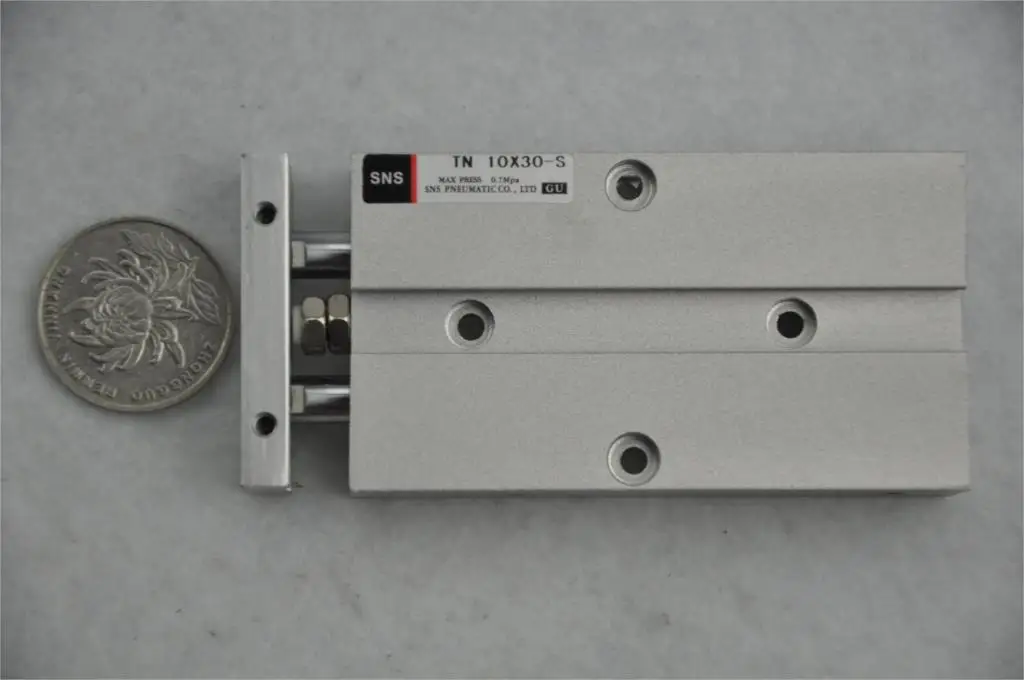 Airtac typeTN10 * 30 pneumatic dual rod double shaft aircylinder TNJ adjustable stroke and TND customised
Airtac typeTN10 * 30 pneumatic dual rod double shaft aircylinder TNJ adjustable stroke and TND customised