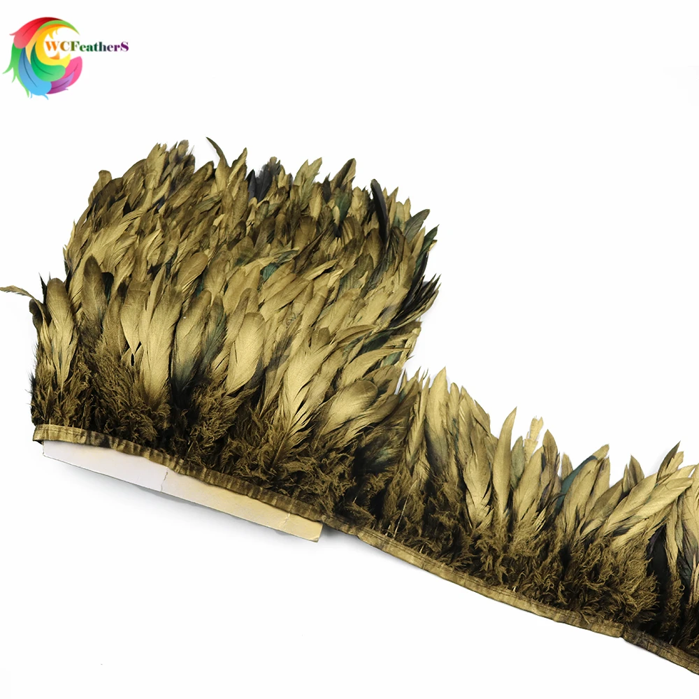 2 Yards Elegant Gold Rooster feather Trim Height 6-8" Feathers for DIY Wedding Dress Sewing Accessories Ribbon
2 Yards Elegant Gold Rooster feather Trim Height 6-8" Feathers for DIY Wedding Dress Sewing Accessories Ribbon