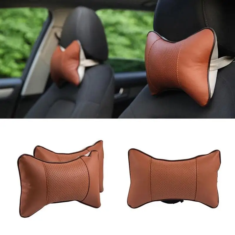 Auto Car Neck Pillow Memory Foam Pillows PU Leather Neck Rest Seat Headrest Cushion Soft Pad 4 Colors Support High Quality
Auto Car Neck Pillow Memory Foam Pillows PU Leather Neck Rest Seat Headrest Cushion Soft Pad 4 Colors Support High Quality