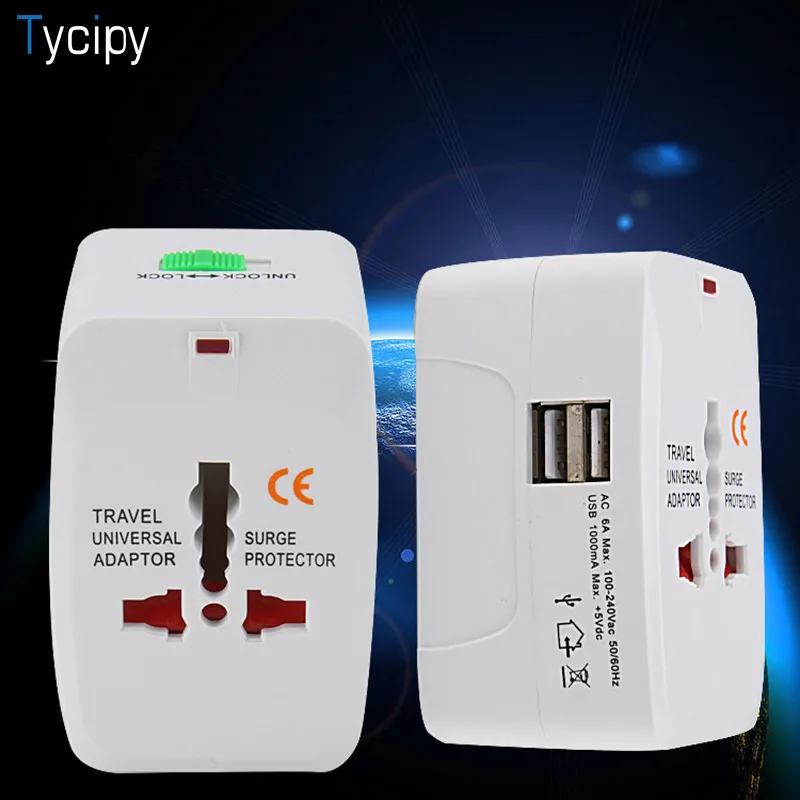 Tycipy Multi-Function Universal Travel Socket USB Power Charger Electric Plug Power Socket Adapter International Travel Adapter
Tycipy Multi-Function Universal Travel Socket USB Power Charger Electric Plug Power Socket Adapter International Travel Adapter
