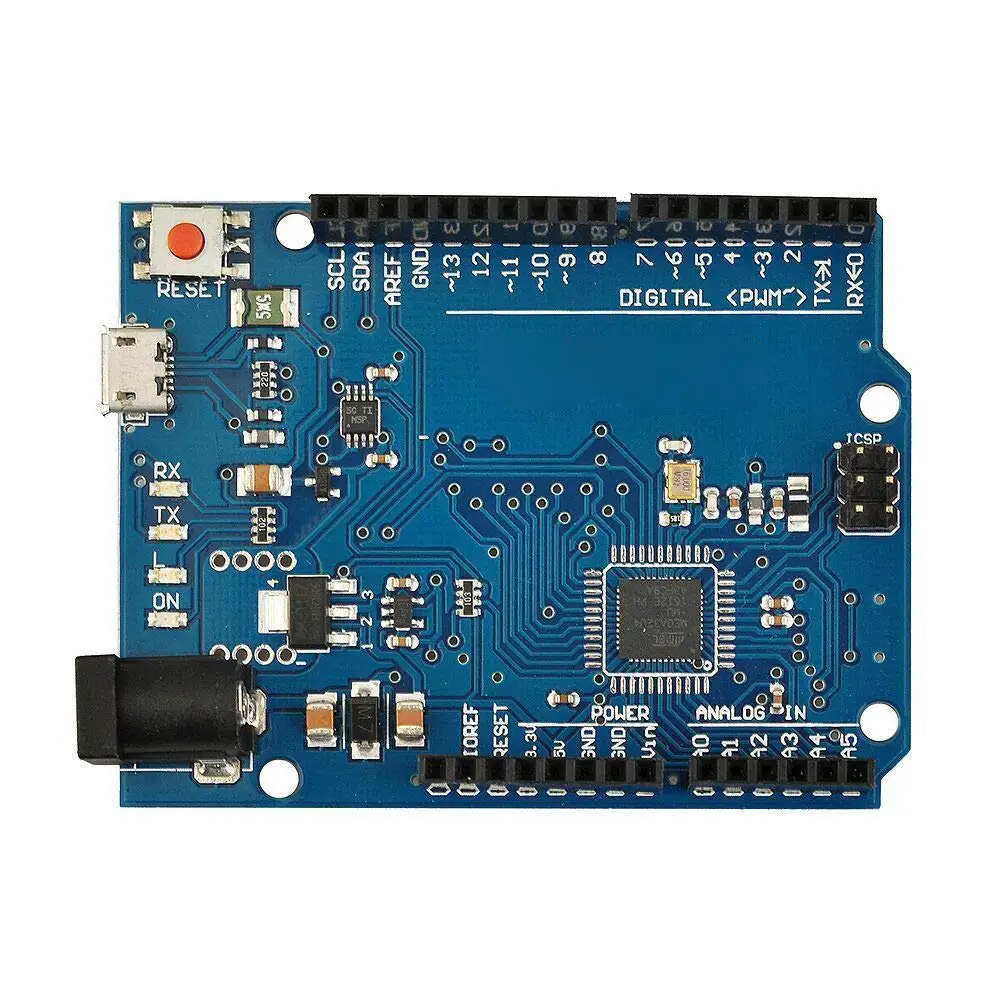 Leonardo R3 Microcontroller Atmega32u4 Development Board With USB Cable Compatible for arduino DIY Starter Kit
Leonardo R3 Microcontroller Atmega32u4 Development Board With USB Cable Compatible for arduino DIY Starter Kit