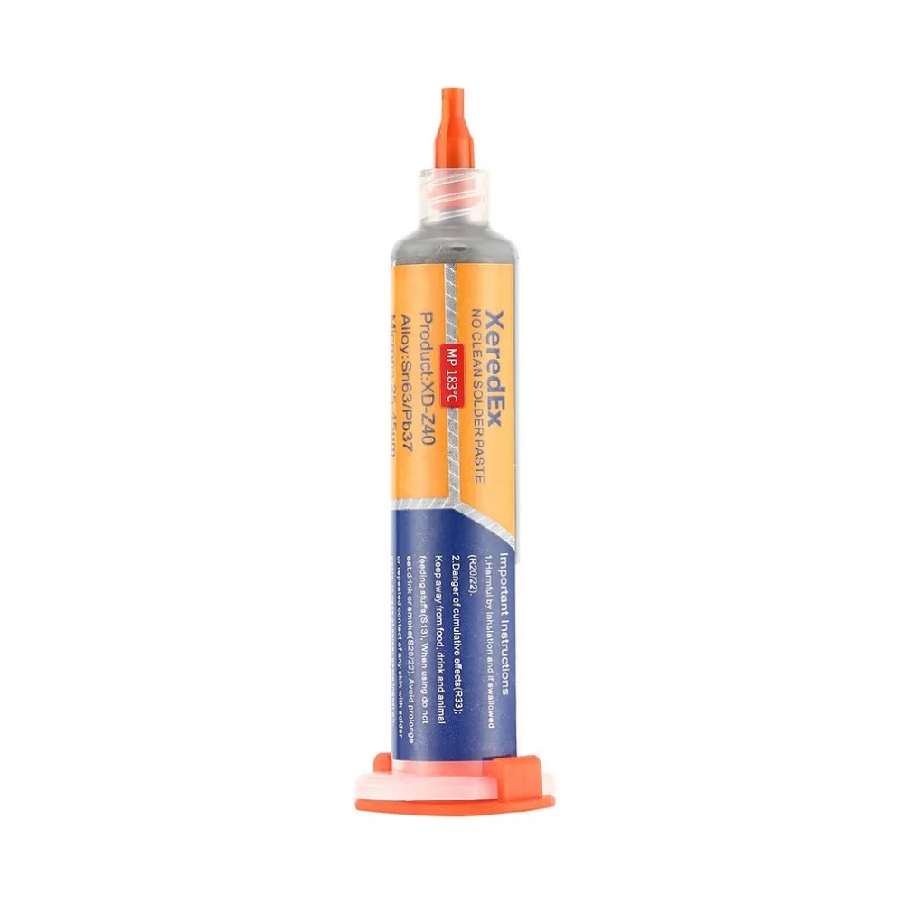 XD-Z40 Multifunctional No-Clean Solder Soldering Paste Tin Mud Mobile Phone Repair Tool SMT Patch Maintenance LED
XD-Z40 Multifunctional No-Clean Solder Soldering Paste Tin Mud Mobile Phone Repair Tool SMT Patch Maintenance LED