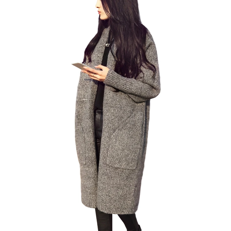 Spring Women 's Korean version loose sweater women thick cardigan jacket long sweaters coat clothing vestidos MMY008
Spring Women 's Korean version loose sweater women thick cardigan jacket long sweaters coat clothing vestidos MMY008