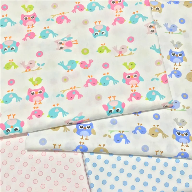 100% Cotton Fabric DIY Sewing Crib Kids Bedding Patchwork Tissus Tilda Cushion Quilting Handwork Decor Cloth Cartoon Owl Circle
100% Cotton Fabric DIY Sewing Crib Kids Bedding Patchwork Tissus Tilda Cushion Quilting Handwork Decor Cloth Cartoon Owl Circle