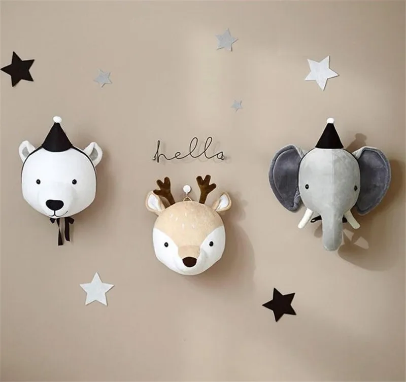 Baby Children's Room Ornaments - Elephant Bunny Head Wall Decoration Baby Dolls Pink Rabbit Gray Elephant Wall Hanging Cute
Baby Children's Room Ornaments - Elephant Bunny Head Wall Decoration Baby Dolls Pink Rabbit Gray Elephant Wall Hanging Cute