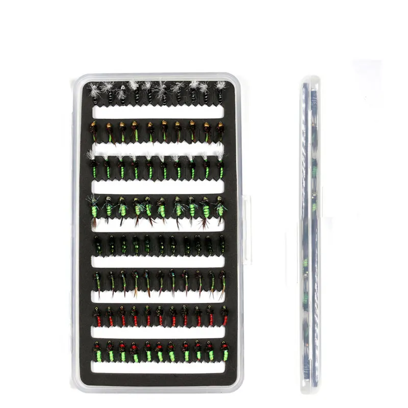 Wifreo 84pcs Size 14 Assorted Nymph Flies Combo Set Trout Fishing fly with Ultra Thin Fly Fishing Pocket Box
Wifreo 84pcs Size 14 Assorted Nymph Flies Combo Set Trout Fishing fly with Ultra Thin Fly Fishing Pocket Box