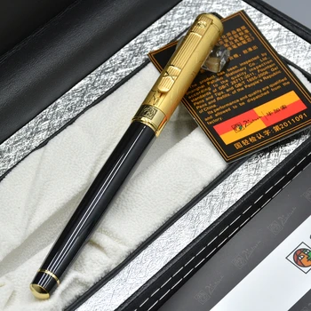 Picasso 902 Luxury black metal golden carving cap classic Fountain pen with school office supplies brand writing ink pens gift
Picasso 902 Luxury black metal golden carving cap classic Fountain pen with school office supplies brand writing ink pens gift